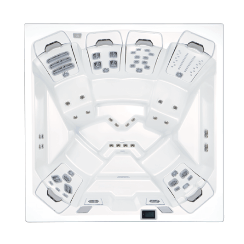 Top View of Bullfrog M8 Hot Tub