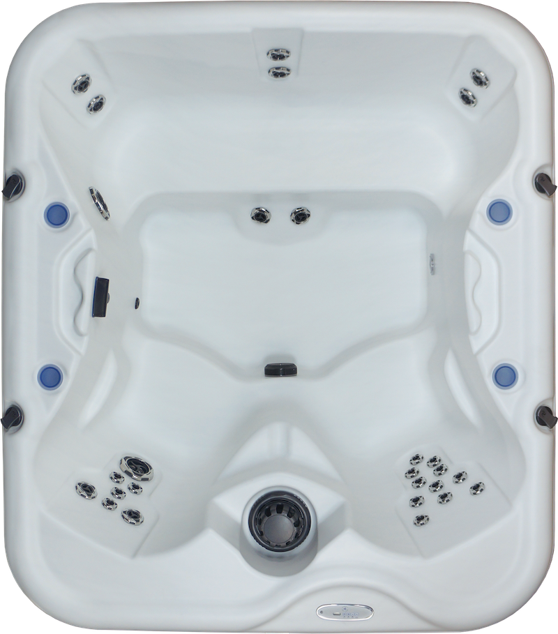 Top View of Nordic Retreat SE Hot Tub