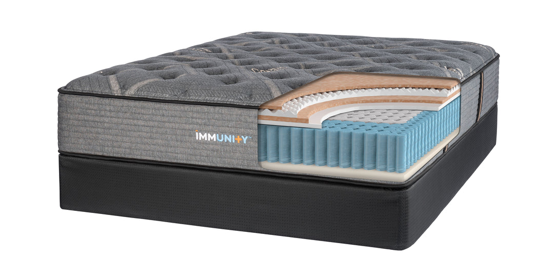 Front View immunity Collection Chestnut Firm By Therapedic