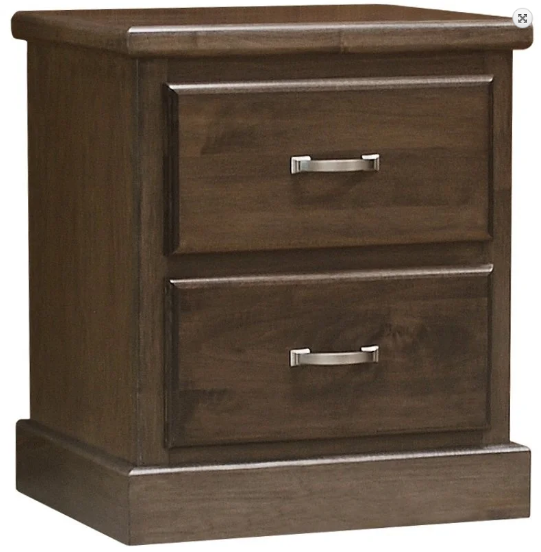 Vesper 2 Drawer Nightstand by Wolfcraft