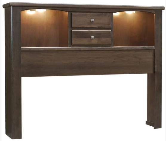 Vesper Bookcase Headboard by Wolfcraft