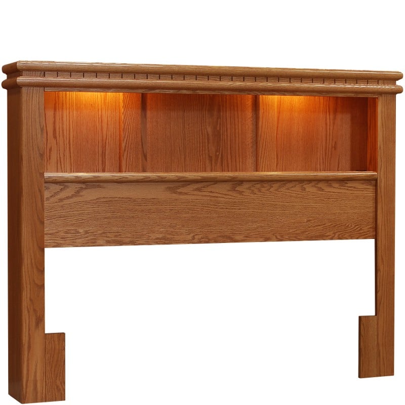 Vintage Flat Top Bookcase Headboard by Wolfcraft