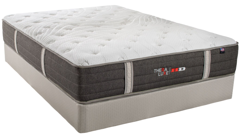 Angle View of Theraluxe HD Jackson Firm Mattress by Therapedic